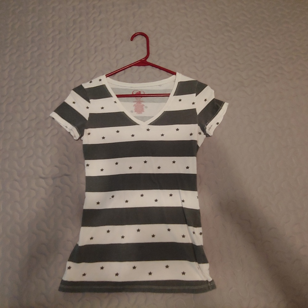 Stripped Shirt sleeve shirt